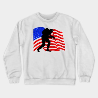 Support - US Soldier America Crewneck Sweatshirt